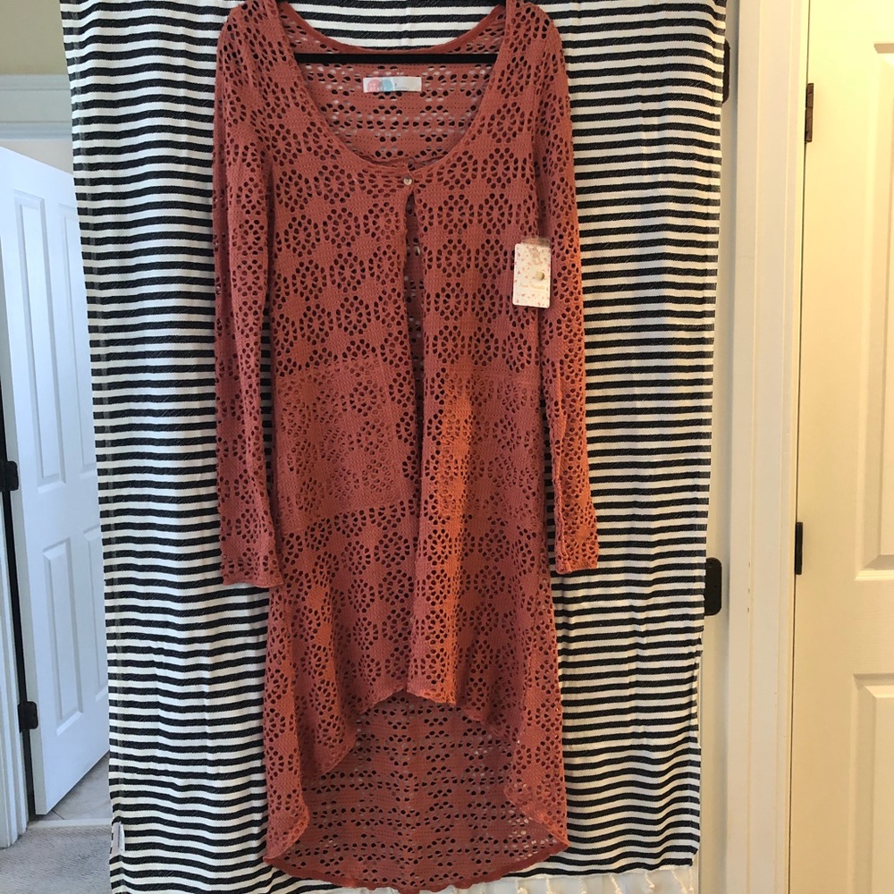 Crocheted duster by Free People